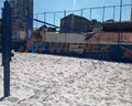 Poste Beach Tennis Conjugado para Vôlei de Praia e Futevôlei