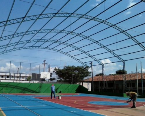 Reforma de Quadra Poliesportiva